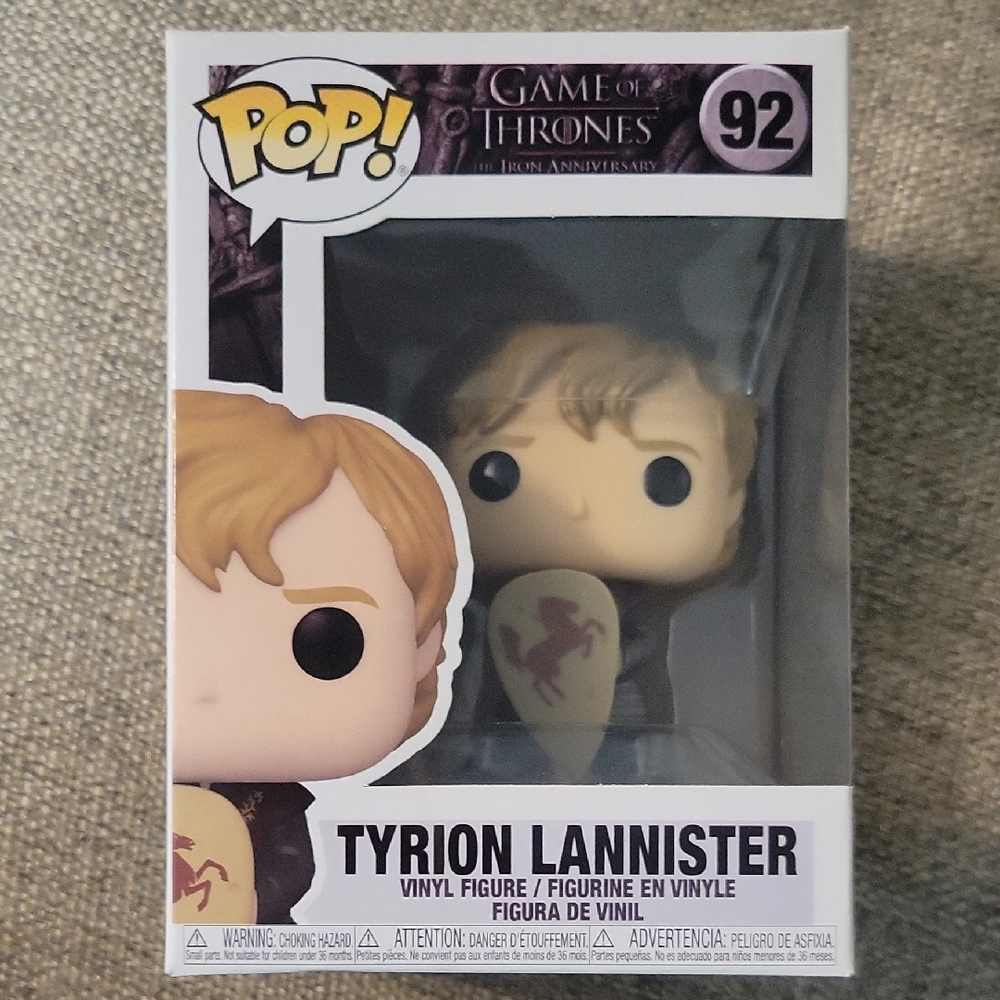 Funko Pop! Tyrion Lannister Vinyl Figure - Brown and Black